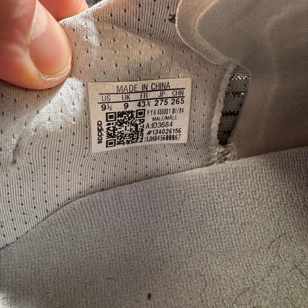 Adidas Gray Running Shoes - Picture 4 of 5